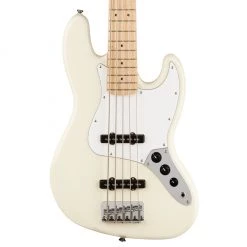 Squier - Affinity Series™ Jazz Bass® V, Maple Fingerboard, White Pickguard, Olympic White
