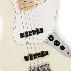 Squier - Affinity Series™ Jazz Bass® V, Maple Fingerboard, White Pickguard, Olympic White