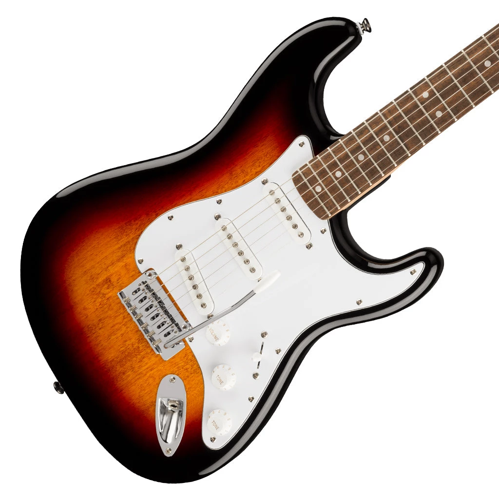 Electric Guitars Squier - Affinity Series™ Stratocaster®, Laurel Fingerboard, White Pickguard, 3-Color Sunburst