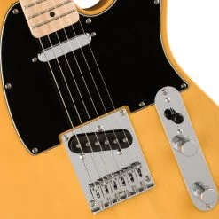 Electric Guitars Squier - Affinity Series™ Telecaster®, Maple Fingerboard, Black Pickguard, Butterscotch Blonde