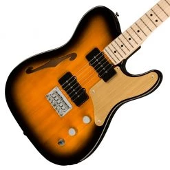 Electric Guitars Squier - Paranormal Cabronita Telecaster® Thinline, Maple Fingerboard, Gold Anodized Pickguard - 2-Color Sunburst