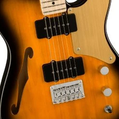 Electric Guitars Squier - Paranormal Cabronita Telecaster® Thinline, Maple Fingerboard, Gold Anodized Pickguard - 2-Color Sunburst