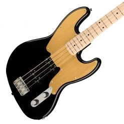 Bass Guitars Squier - Paranormal Jazz Bass®'54, Maple Fingerboard, Gold Anodized Pickguard - Black