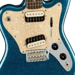Squier - Paranormal Super-Sonic™, Laurel Fingerboard - Blue Sparkle Electric Guitars
