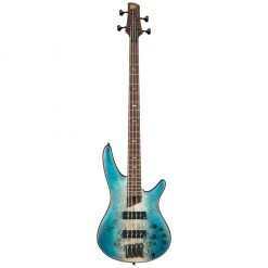 Ibanez SR1600B CHF - Electric Bass With Bag - Caribbean Shoreline Flat Bass Guitars