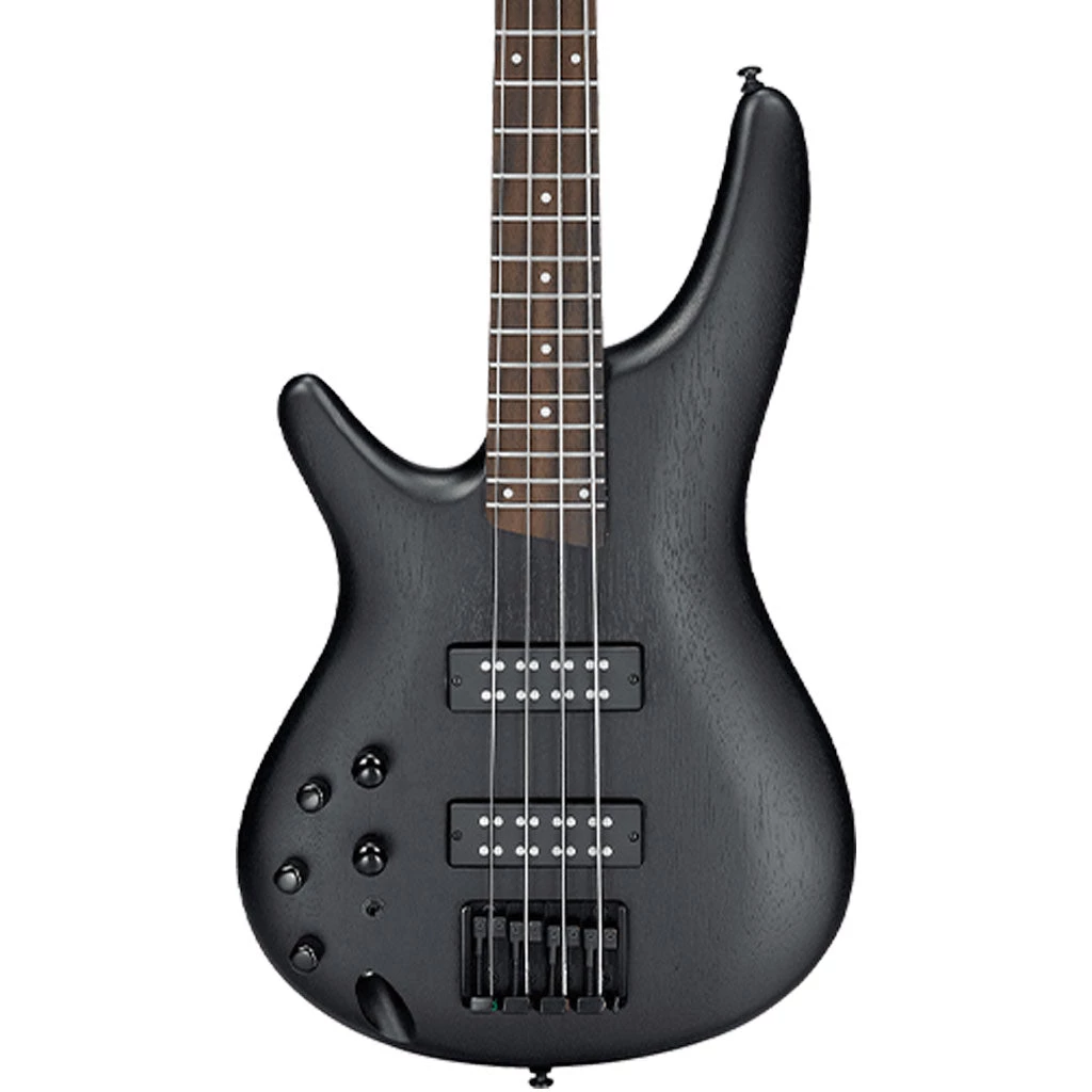 Ibanez - SR300EBL Left Handed Electric Bass - Weathered Black Bass Guitars