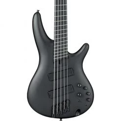 Bass Guitars Ibanez - SRMS625EX 5 String Electric Bass - Black Flat