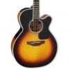 Takamine - Pro Series 6 NEX AC/EL Guitar With Cutaway - Brown Sunburst Acoustic Guitars