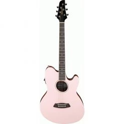 Ibanez - TCY10E Acoustic Guitar - Pastel Pink High Gloss Acoustic Guitars
