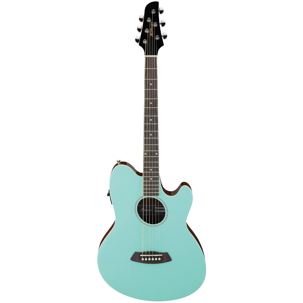 Ibanez - TCY10E Acoustic Guitar - Sea Foam Green High Gloss