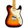 Electric Guitars Fender American Original 60's Telecaster Thinline - 3 Tone Sunburst - Maple