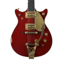 Gretsch Custom Shop G6128CS Stephen Stern Masterbuilt '62 Firebird Jet - Heavy Relic - Firebird Red