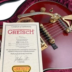 Gretsch Custom Shop G6128CS Stephen Stern Masterbuilt'62 Firebird Jet - Heavy Relic - Firebird Red