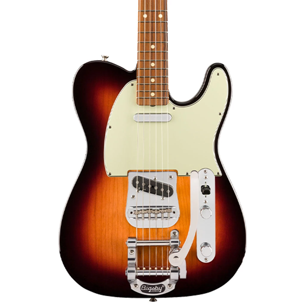 Fender Vintera 60's Telecaster Bigsby - 3 Tone Sunburst - Pau Ferro