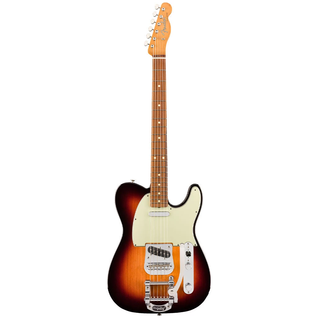 Fender Vintera 60's Telecaster Bigsby - 3 Tone Sunburst - Pau Ferro