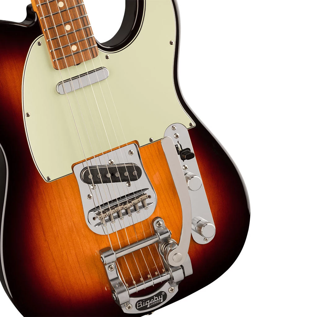 Fender Vintera 60's Telecaster Bigsby - 3 Tone Sunburst - Pau Ferro