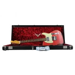 Fender Custom Shop - CuNiFe Telecaster Custom - Heavy Relic Aged Fiesta Red Over 3 Color Sunburst