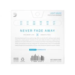 D'Addario D’Addario 12-String XS Coated Phosphor Bronze Acoustic Guitar Strings .010-.047 Light Gauge Guitar & Bass Strings