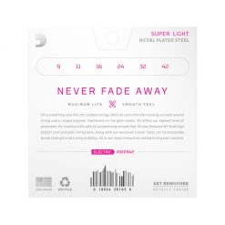 D'Addario - XSE0942 Super Light Coated Electric Guitar Strings See All