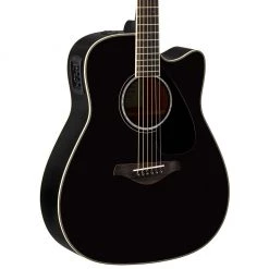 Yamaha FGX830C Acoustic Guitar - Black Acoustic Guitars