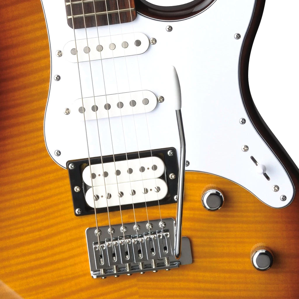 Electric Guitars Yamaha Pacifica 212VFM Electric Guitar - Flamed Maple Tobacco Brown Sunburst